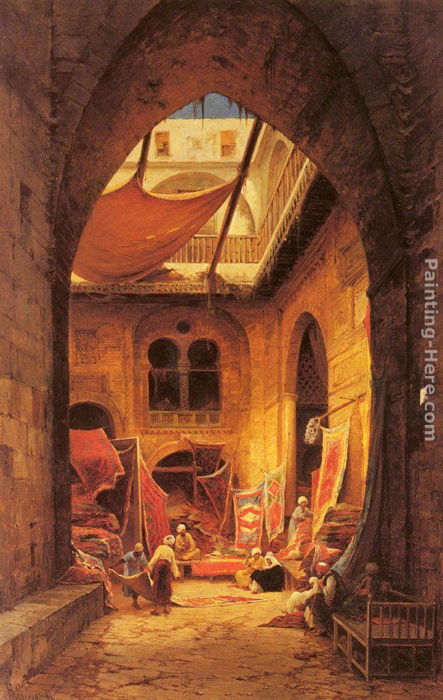 Hermann David Solomon Corrodi Canvas Paintings